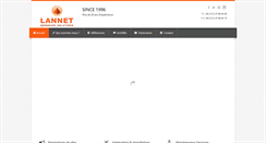 Desktop Screenshot of lannet.ma