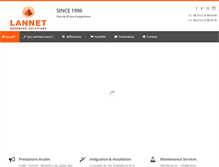 Tablet Screenshot of lannet.ma